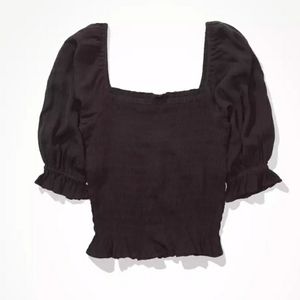 American eagle babydoll crop top